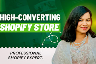 build your shopify website and shopify store