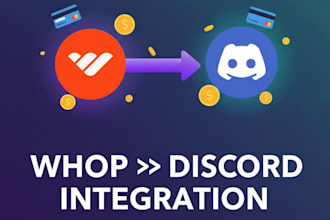 setup paid premium membership discord server with whop