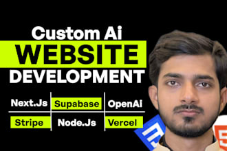 do ai web application, ai app development, full stack website development