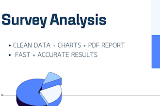 analyze your survey data and provide clear reports
