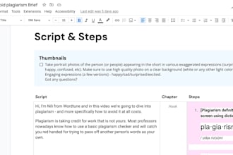 write engaging ai enhanced youtube and tik tok scripts