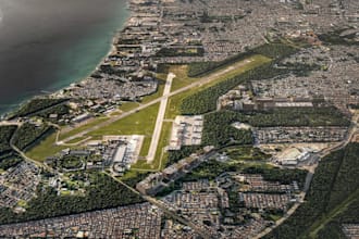 design 3d city plan, urban development map,airport landscape, masterplan drawing