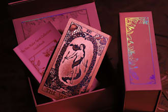 custom tarot card oracle tarot illustration fantasy tarot deck online tarot card
