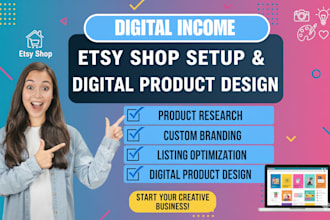 design etsy digital products, etsy seo for etsy digital store setup, etsy shop