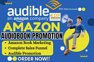 acx audiobook promotion amazon book marketing, to boost sales, audible promotion