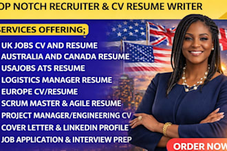 write UK jobs CV USA resume australia canada resume for all job roles IT resume