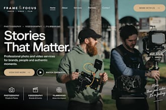 design squarespace photographer website videographer website filmmaker website