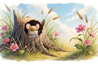 children story book illustration children story children story book illustration