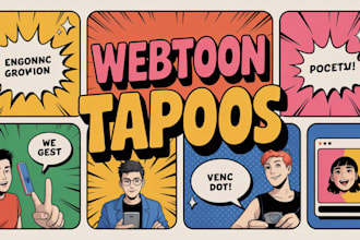 do organic webtoon, tapas, and webcomic promotion