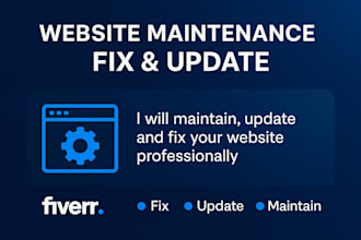 maintain, update your website and mobile app professionally