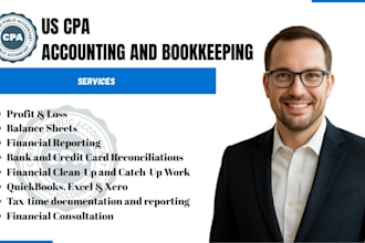 expert in accounting, bookkeeping, audit, finance and taxes