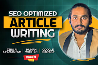 be SEO content writer for article writing, blog post writing or content writing