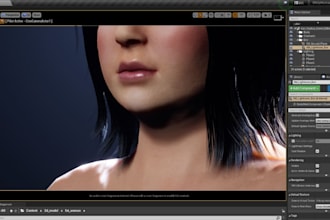 create game ready or cinematic 3d characters for iclone, cc5, blender, maya
