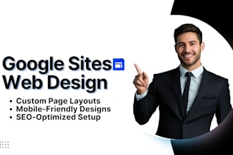 create responsive google sites website with domain connection
