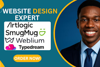 design your website using pixieset artlogic typedream smugmug