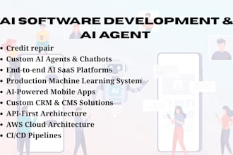 ai software developer, ai saas app, ai agent, aws bedrock, ai chatbot, crm, cms