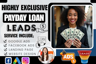 generate high quality payday loan business loan mca leads payday loan website