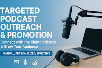 targeted podcast outreach and podcast promotion for your brand
