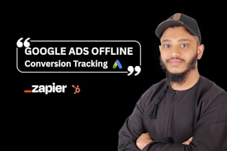 setup offline conversion tracking using zapier, sheets, hubspot and ghl CRM