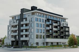 renovate apartment exterior, real estate property, front elevation, house plan