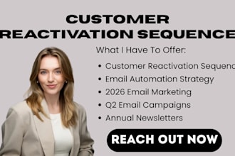 do 2026 email marketing customer reactivation sequence annual newsletter q2