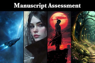 assess your book manuscript and give feedback for revision