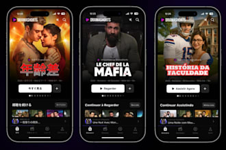 build short drama app, mini live streaming app, series streaming app, iptv, ott