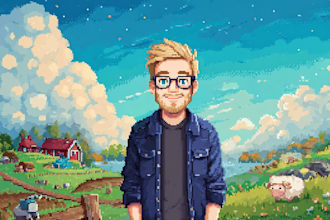 draw pixel art avatar or portrait for you in any expression
