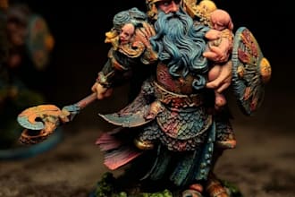paint your warhammer, age of sigmar and dnd miniatures