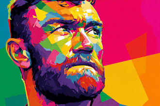 make your photos into wpap pop art
