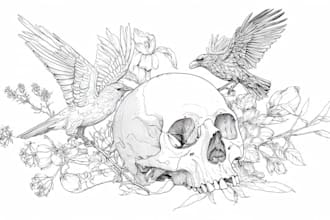 design a stunning minimalist lineart tattoo for you