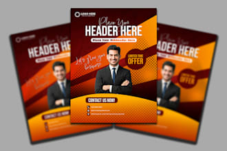 create clean, creative, and professional flyers