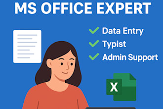 asset data entry ,excel ,ms office expert