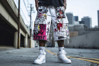 create streetwear shorts design