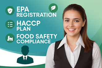 handle epa registration, haccp plans, food safety compliance and forms