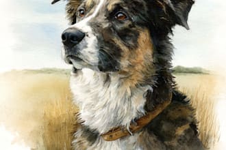 make pet portrait, dog portrait, cat portrait