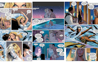 draw nsfw comic book illustration comic pages graphic novel webcomic comic art