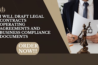 review  legal contracts operating agreements  business compliance documents