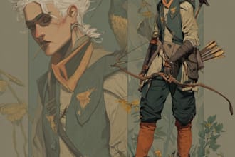 dnd character art and dnd character art