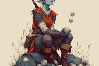 dnd character art and dnd character art