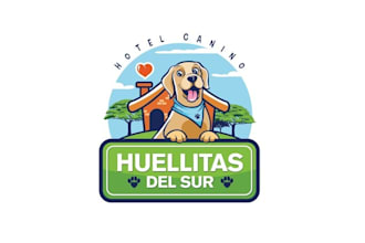 do animal pet clinic farm brand company logo design