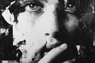 draw awesome abstract portrait art