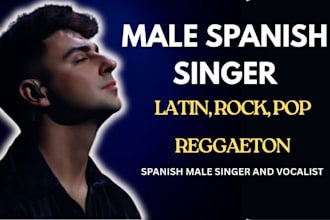 write lyrics and melodies and record vocals in english or spanish