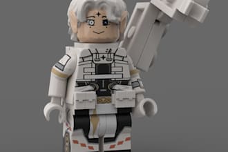 create your character into custom lego minifigure
