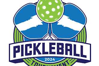 create exclusiv pickleball logo design