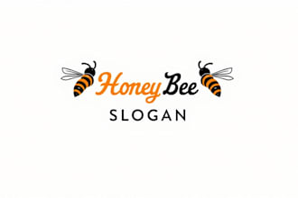 design outstanding honey bee logo
