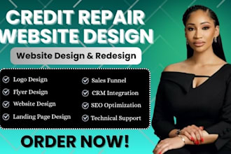 generate credit repair leads, tax website credit score restoration landing page