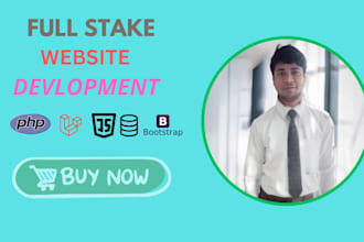 develop a custom full stack laravel website