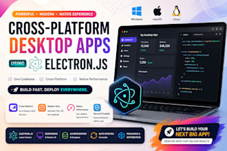 develop cross platform desktop apps using electronjs