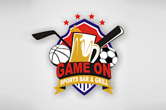 design game baseball football brand logo